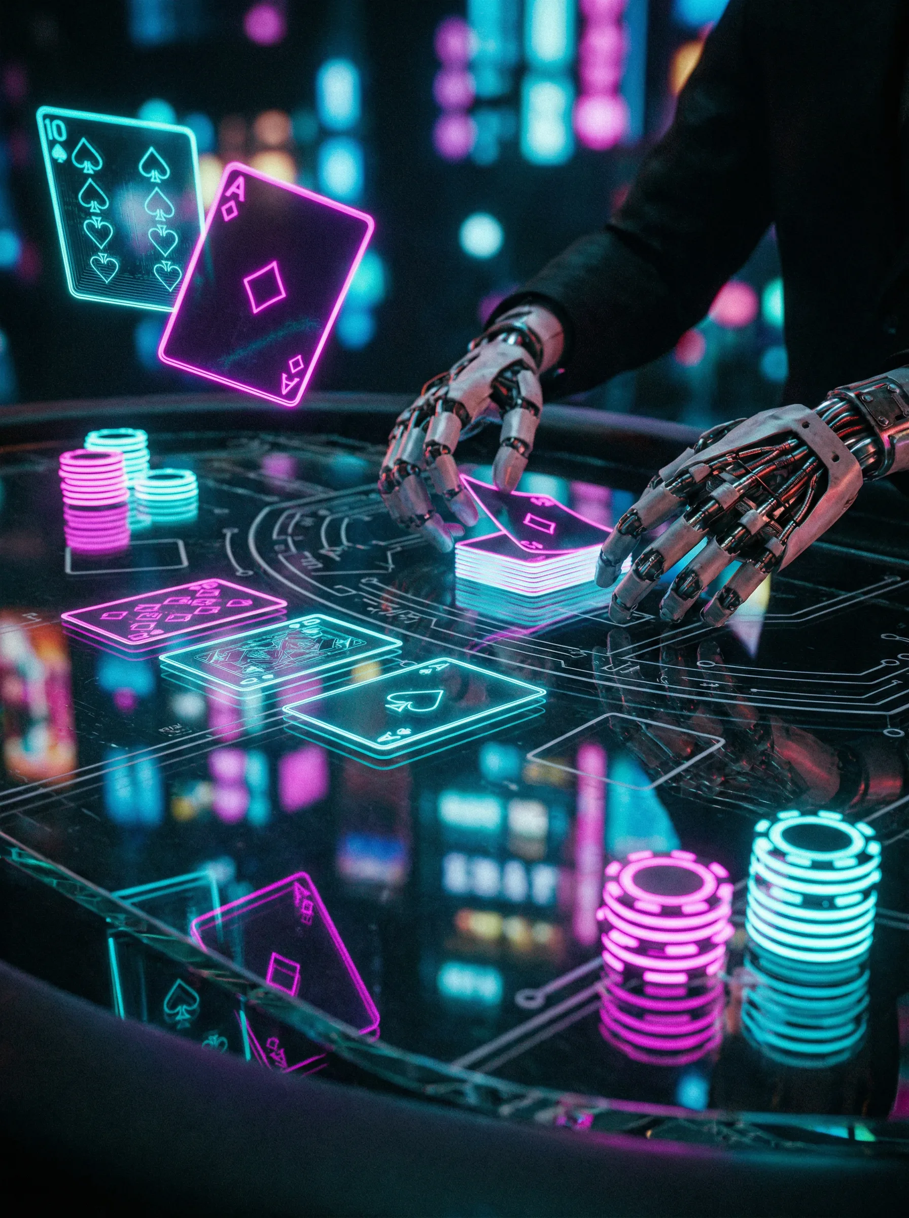 澳门彩票赛博朋克棋牌对战游戏